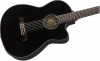 Fender CN-140SCE Nylon Thinline Walnut Fingerboard Black w/case